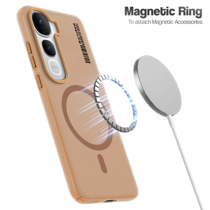 Vivo Y400 Pro 5G Premium Magnetic Frosted Ultra Slim Back Case - Desert Gold