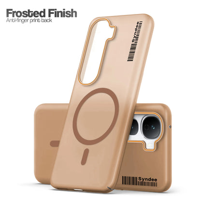 Vivo Y400 Pro 5G Premium Magnetic Frosted Ultra Slim Back Case - Desert Gold