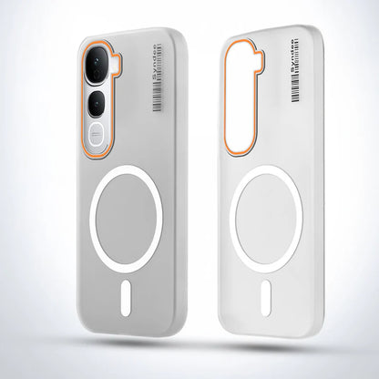 Vivo Y400 Pro 5G Premium Magnetic Frosted Ultra Slim Back Case - Frosted White