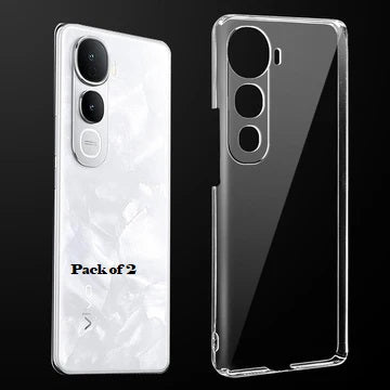 (Pack Of 2) Vivo Y400 Pro 5g Anti-Yellow Crystal Clear Hard Back Case Cover